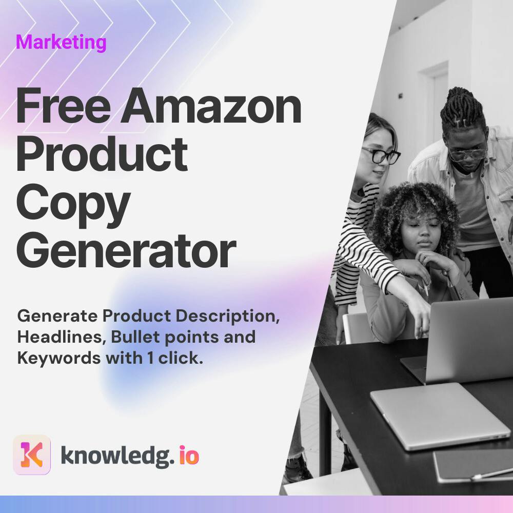 Free Amazon Product Copy Generator