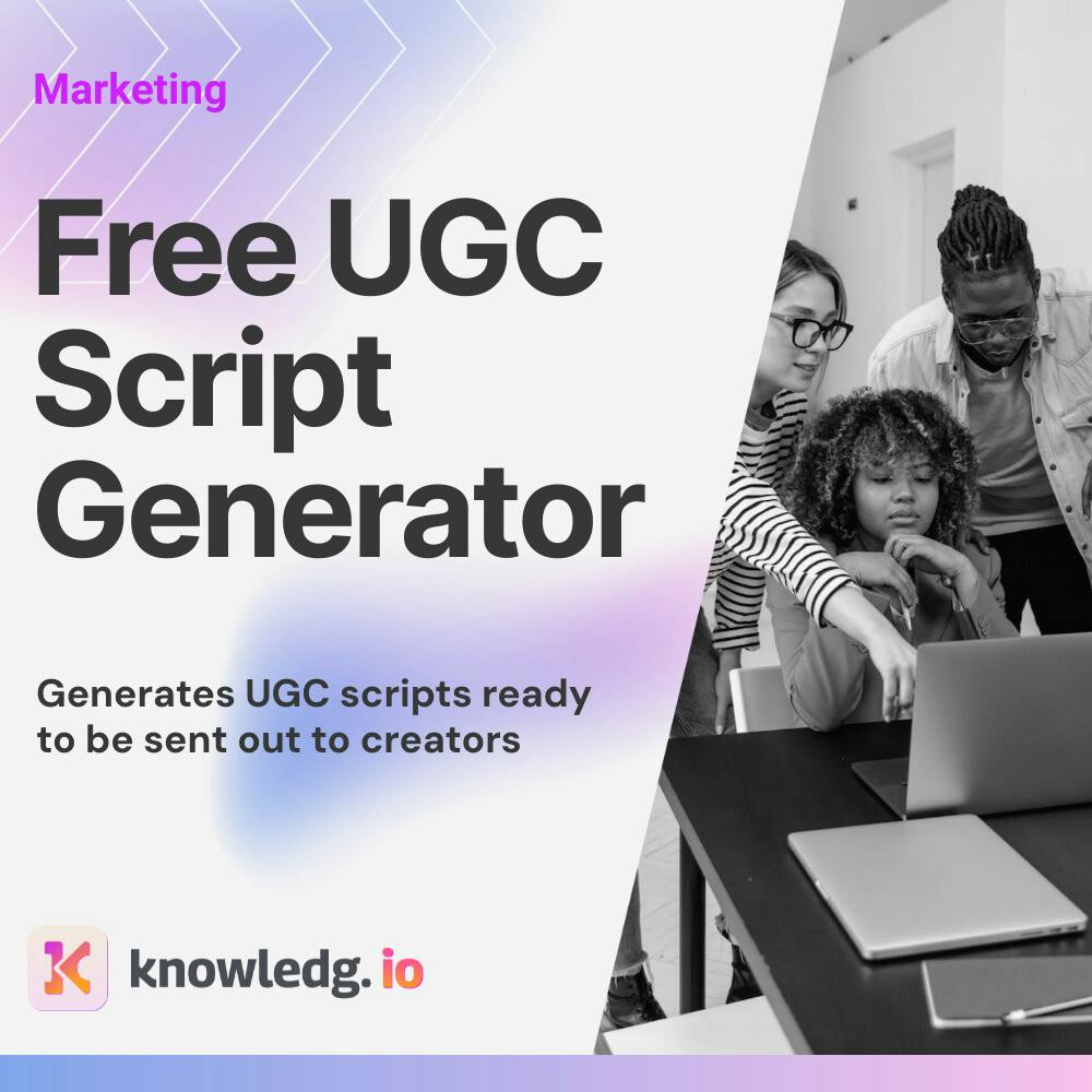Free UGC Script Generator